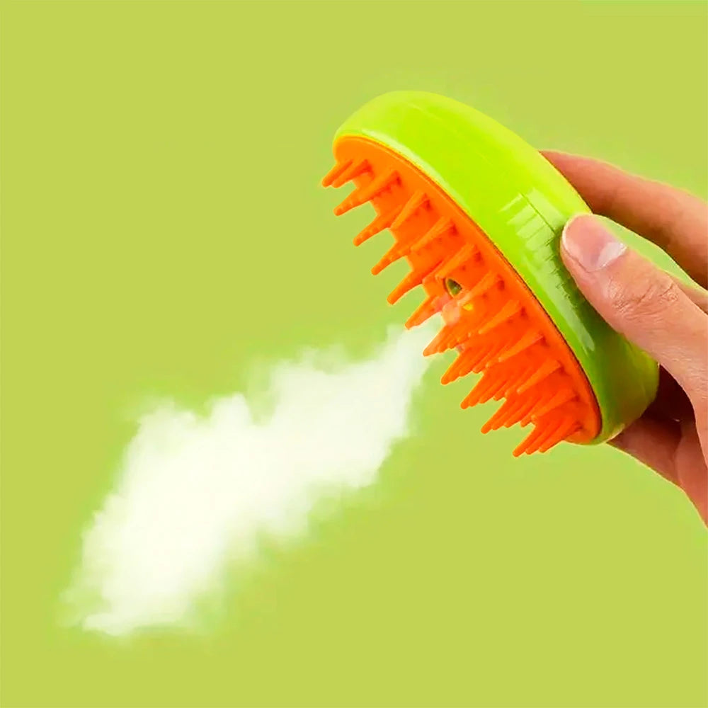 Cepillo de vapor 3 en 1 para mascotas